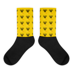 Novv St. Rivver Taxi Heart Socks (Yellow)