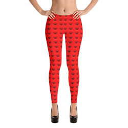 Novv St. Rivver Taxi Heart Leggings (Red)