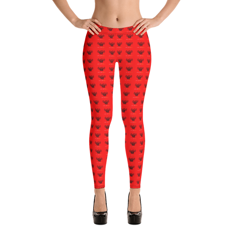 Novv St. Rivver Taxi Heart Leggings (Red)