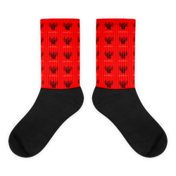 Novv St. Rivver Taxi Heart Socks (Red)