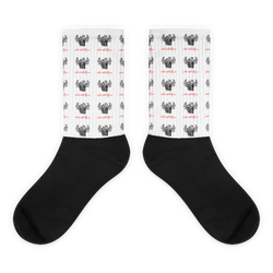 Novv St. Rivver Taxi Heart Socks (White)