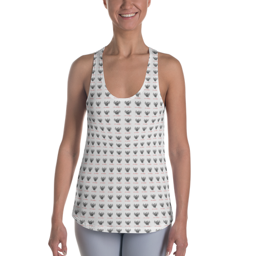 Novv St. Rivver Taxi Heart Racerback Tank (White)