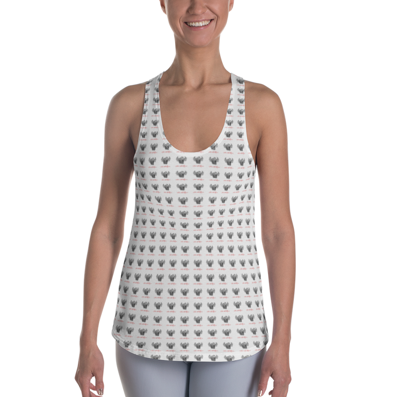 Novv St. Rivver Taxi Heart Racerback Tank (White)