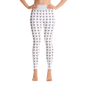 Novv St. Rivver Taxi Heart Yoga Leggings (White)