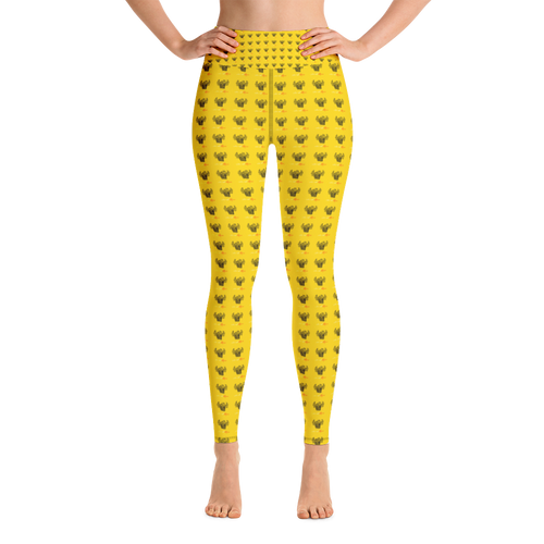 Novv St. Rivver Taxi Heart Yoga Leggings (Yellow)