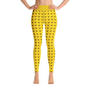 Novv St. Rivver Taxi Heart Yoga Leggings (Yellow)