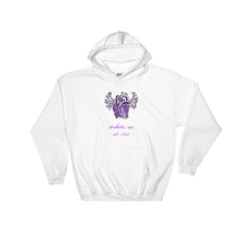 Load image into Gallery viewer, Novv St. Rivver Purple Heart Hoodie (White)